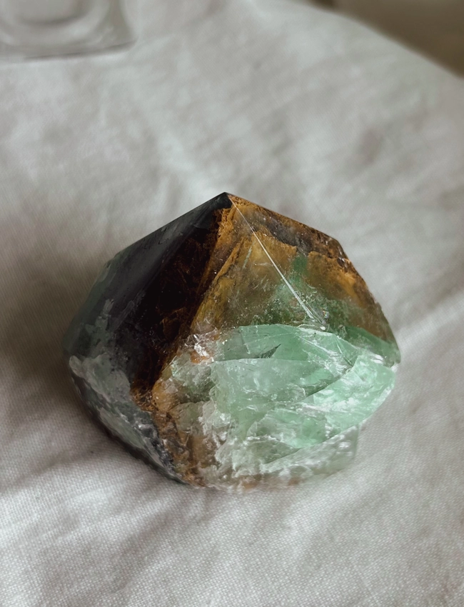 punta grezza - Fluorite Arcobaleno